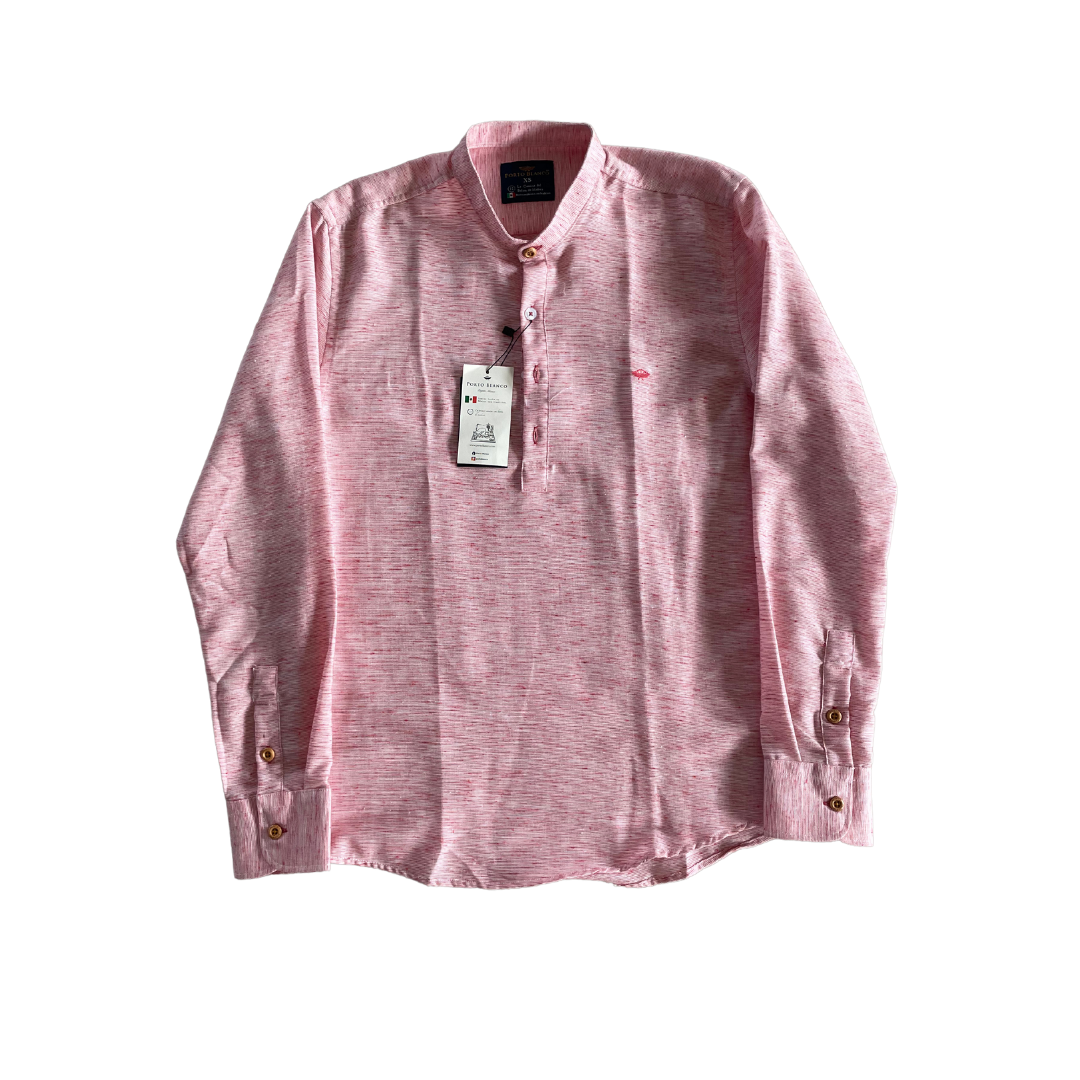 Camisa Porto Blanco rosa