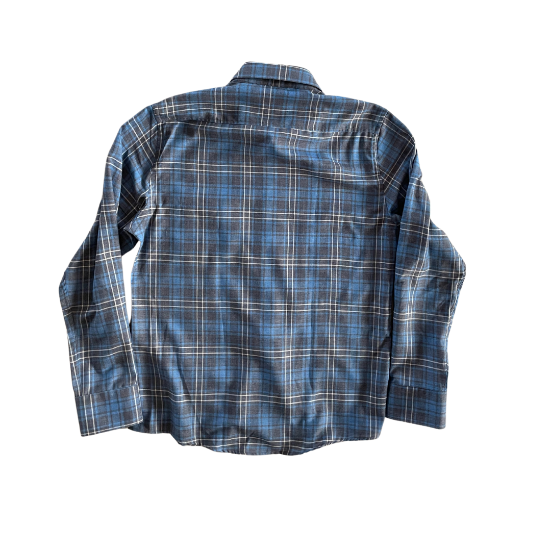 Camisa Porto Blanco azul a cuadros