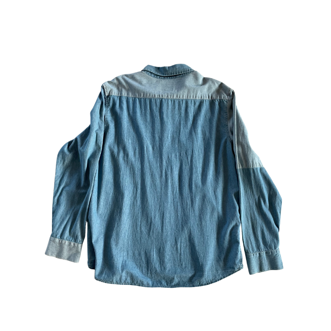 Camisa Porto Blanco mezclilla
