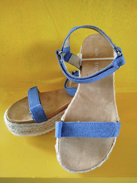 Sandalias Azules Sun Stone
