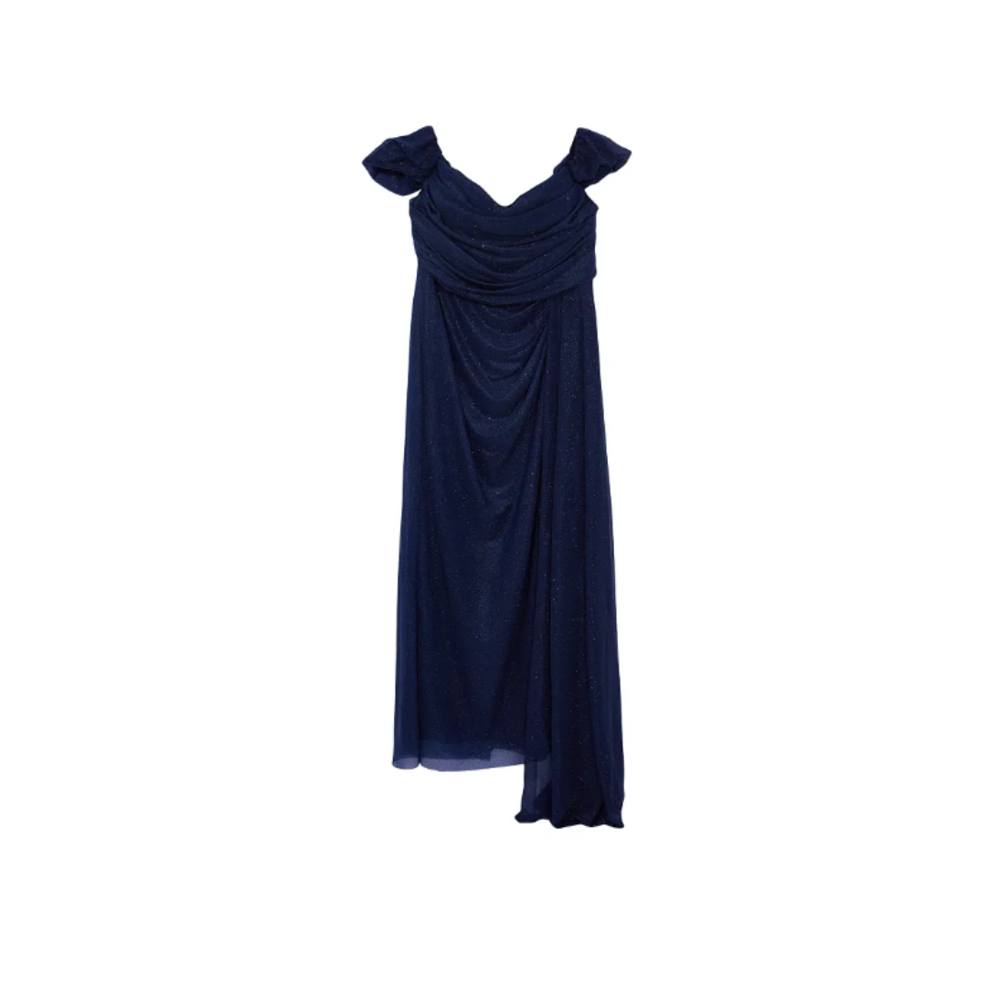 Vestido azul marino Alex evenings