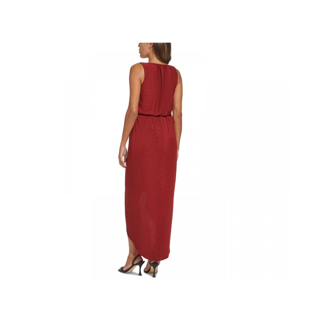 Vestido rojo largo Calvin Klein