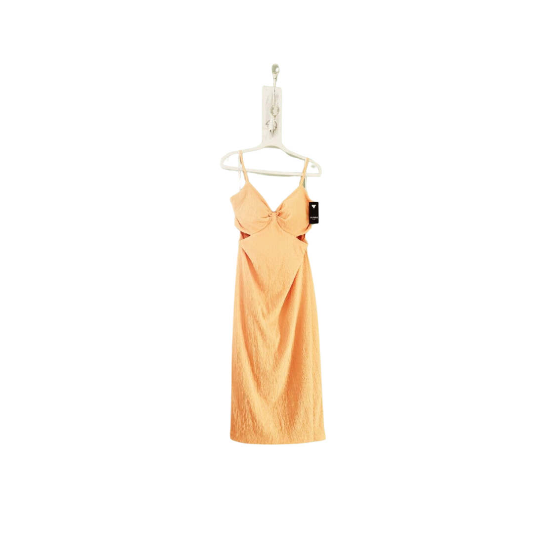 Vestido naranja semicorto Guess