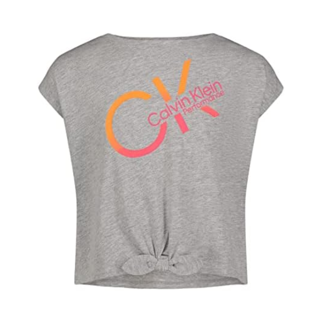 Blusa gris deportiva niña Calvin Klein