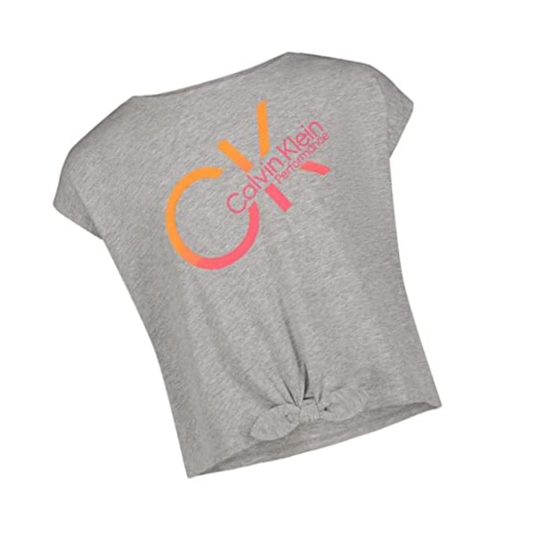 Blusa gris deportiva niña Calvin Klein